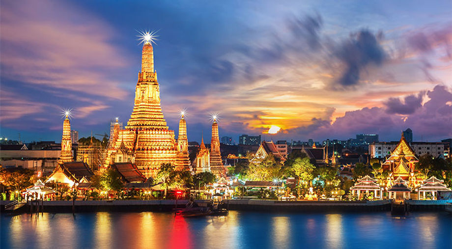 Bangkok, Thailand's lights illuminate the fun to be had.