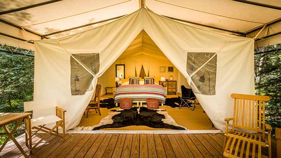 Dunton River Camp tent Colorado