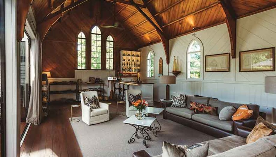 The new spa at Marlborough Lodge was once a chapel.