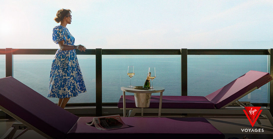 Virgin Voyages lead image lady balcony