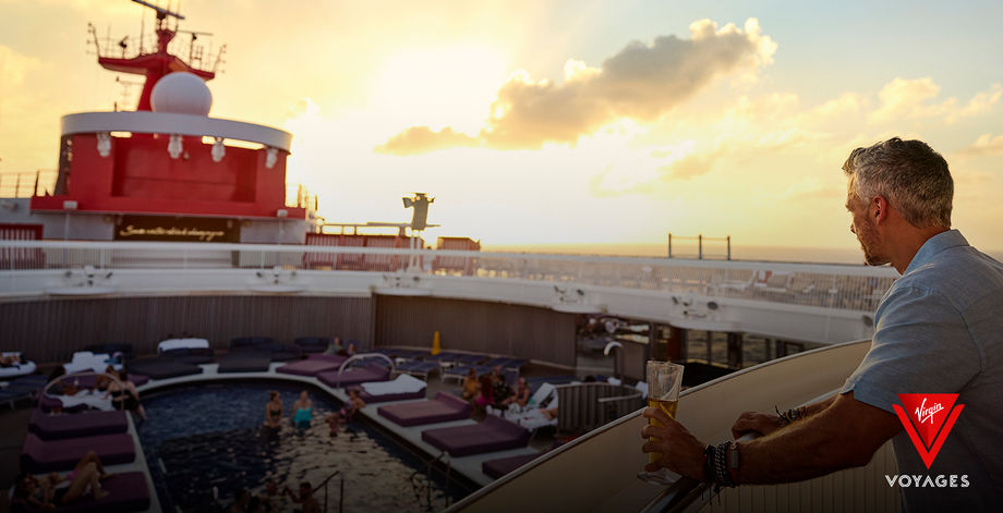 Virgin Voyages man on deck 2 Virgin Voyages man on deck 2
