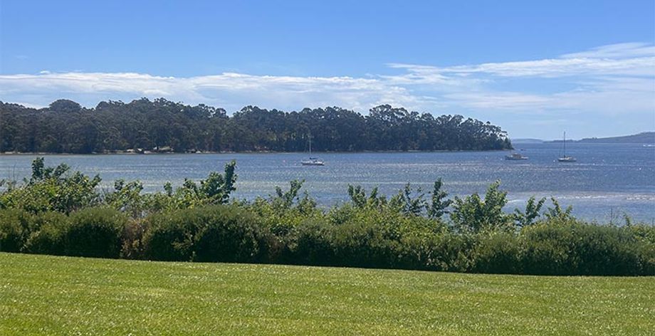 The view from the Peppermint Bay restaurant and event venue.