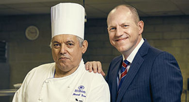 Laurens Zieren congratulates Morand Dare