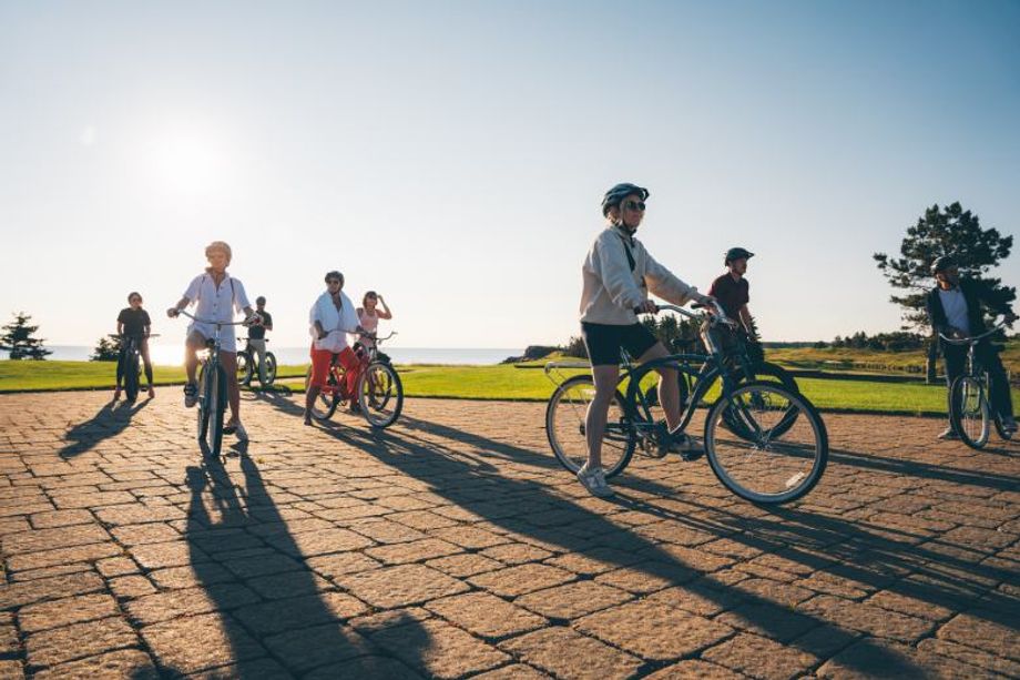 Attendees took part in a morning bike tour — including wildlife spotting — of Northumberland Strait.