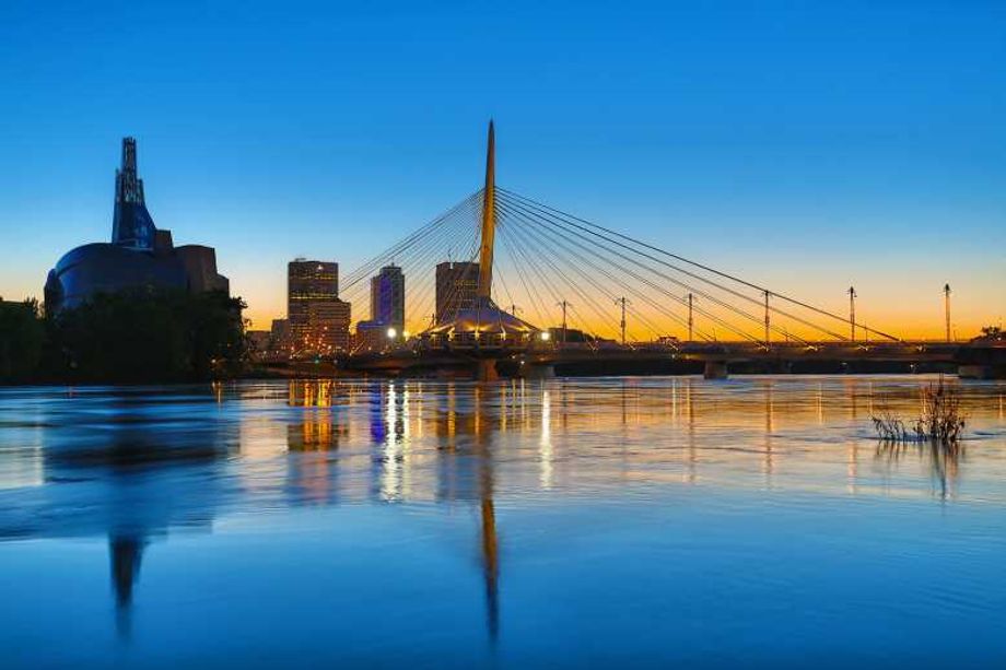 Winnipeg manufactures the third-largest volume of aerospace products and parts exports in the country and enjoys a growing garment manufacturing sector, among other strengths in this sector.