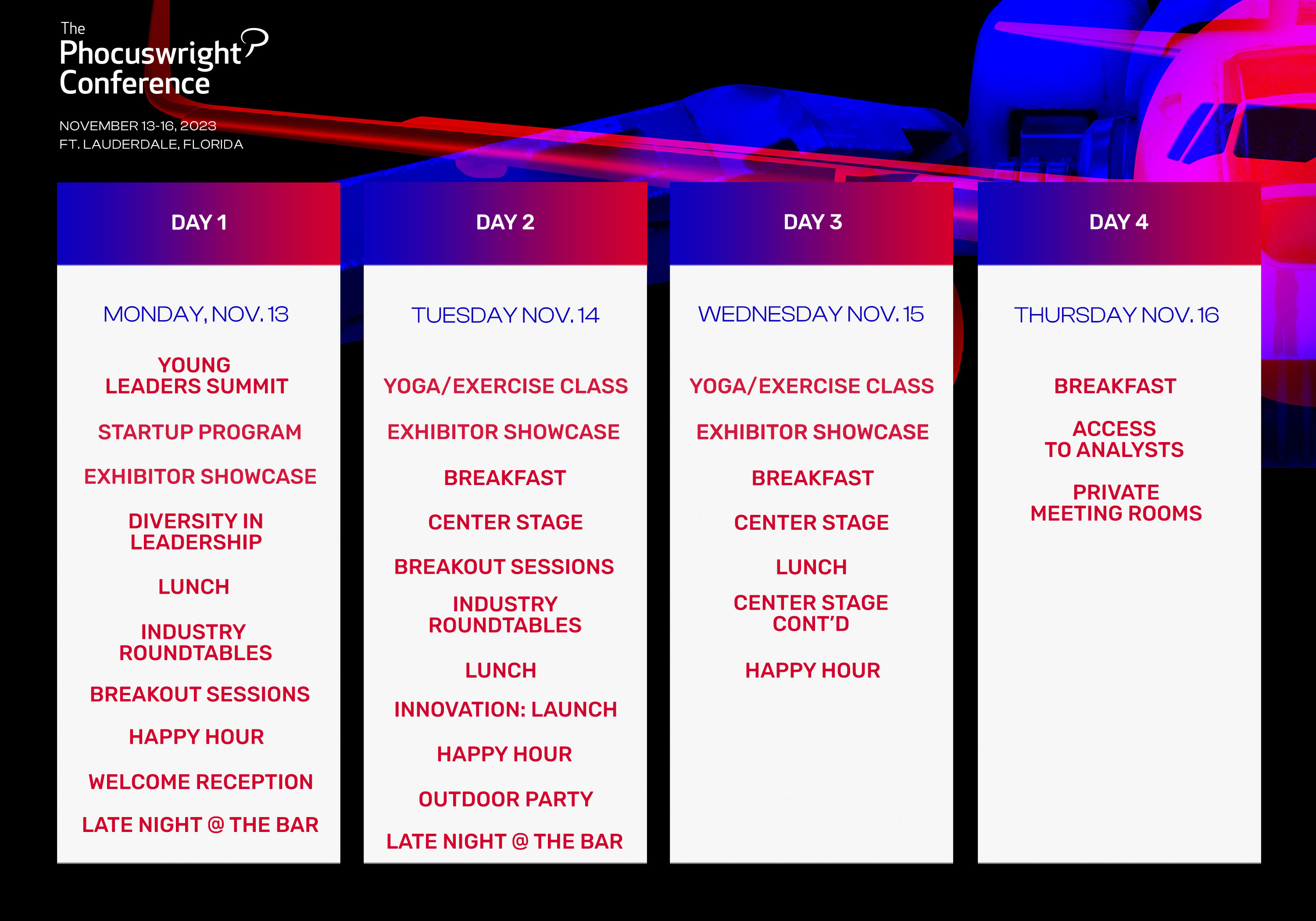 New program just dropped 2024 Phocuswright Conference November 1921