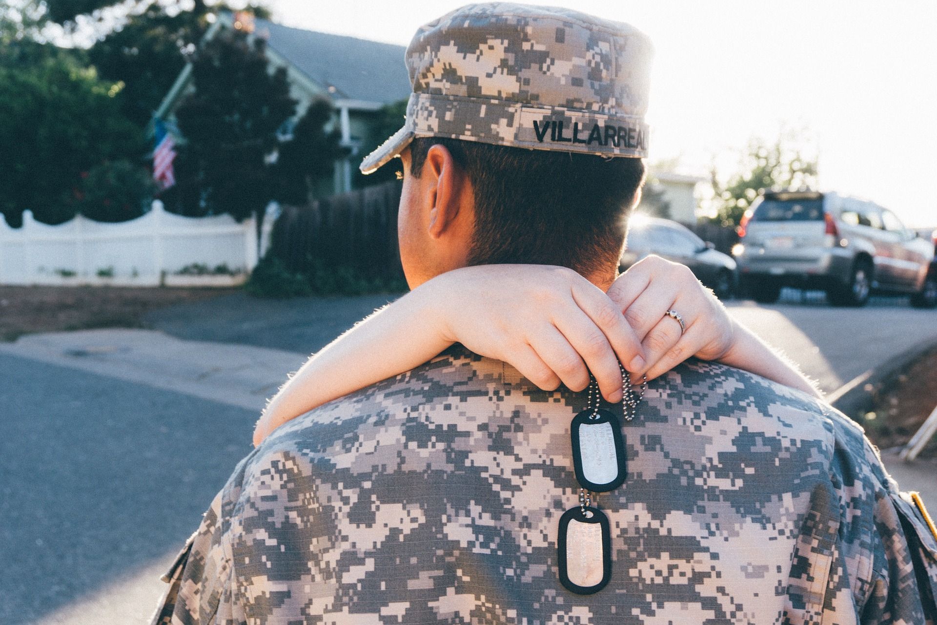 military family At Ease
