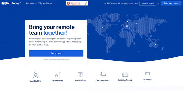 STARTUP STAGE: NextRetreat streamlines organizing team travel