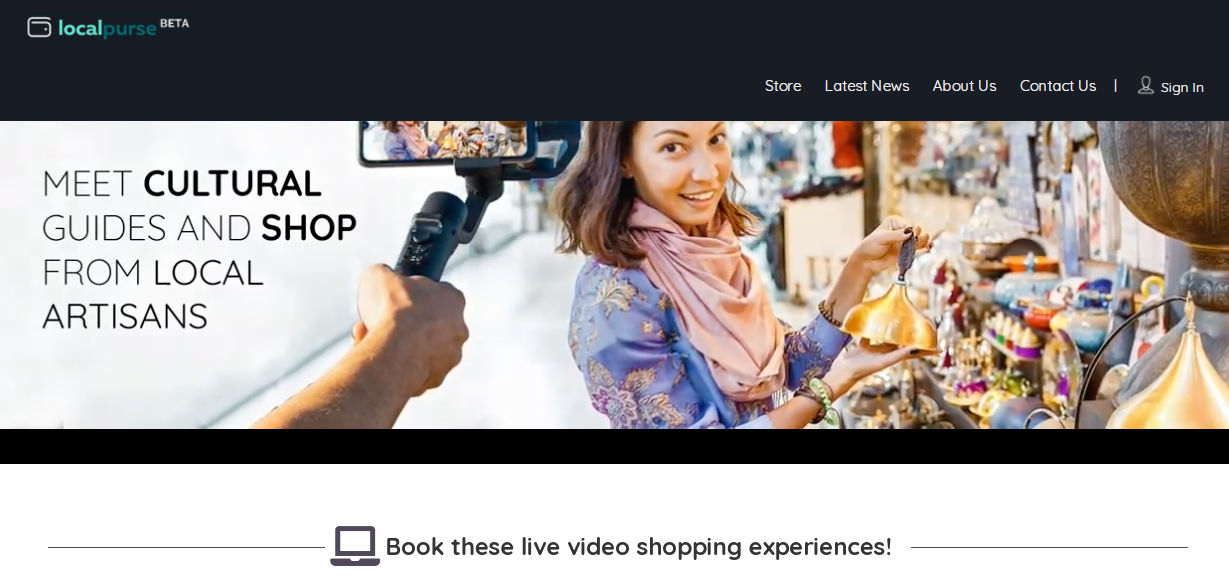 STARTUP STAGE: Local Purse offers live video shopping for travelers