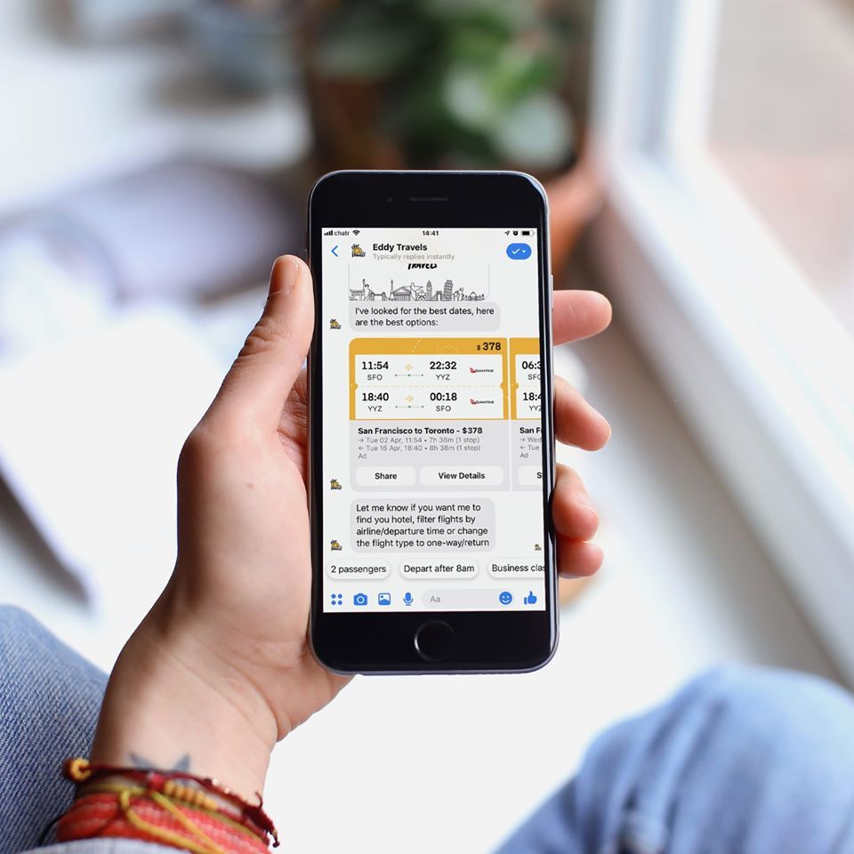 EddyTravels chatbot