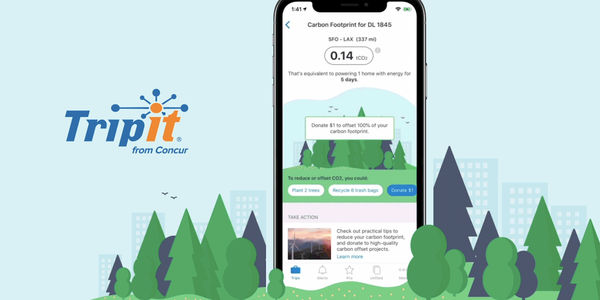 tripit carbon offsetting