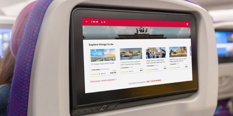 GetYourGuide lands aviation's first in-flight destination activities booking deal