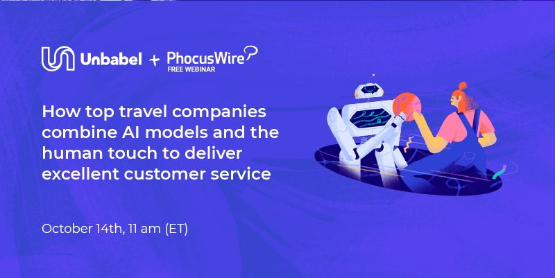 WEBINAR REPLAY! How top travel companies combine AI and humans to deliver excellent customer service