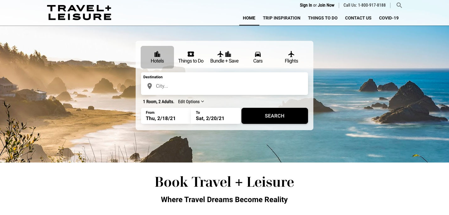 Travel + Leisure Co. launches online booking platform