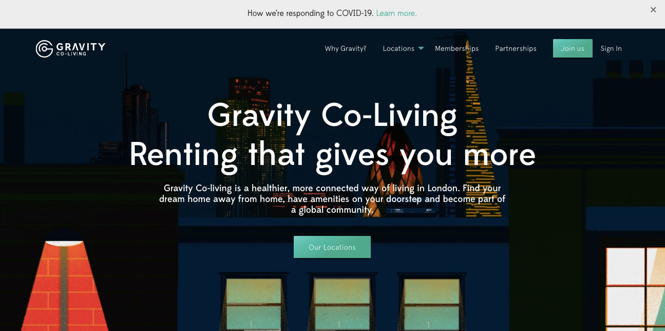 Co-living startup Gravity raises $1.4M to expand internationally