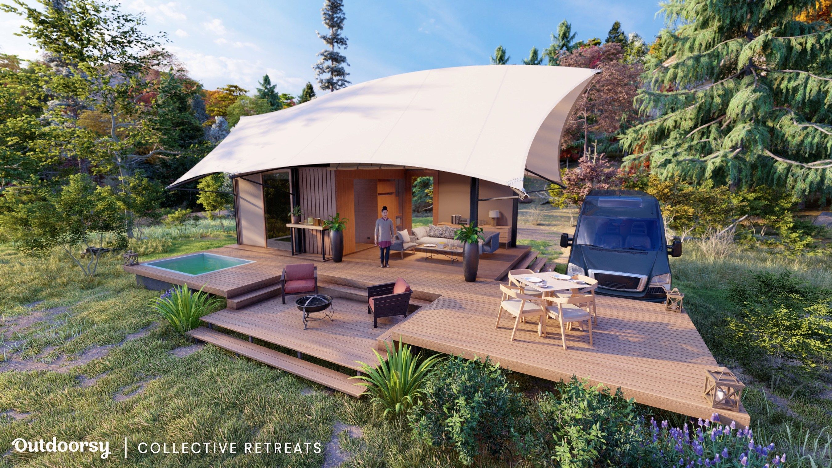 Outdoorsy leads Collective Retreats’ $23M funding round, enters new strategic partnership