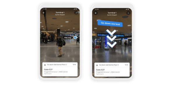 Google Maps adds augmented reality for airports and stations