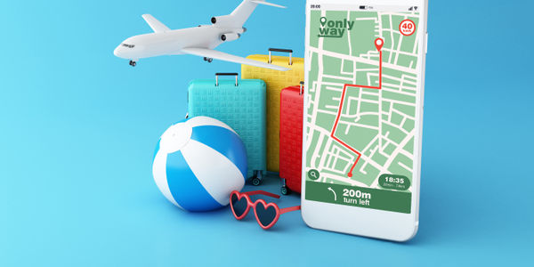 Hopper travel app interface on a smartphone
