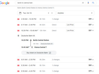 Google Search adds train bookings, eco-filters for hotel and air