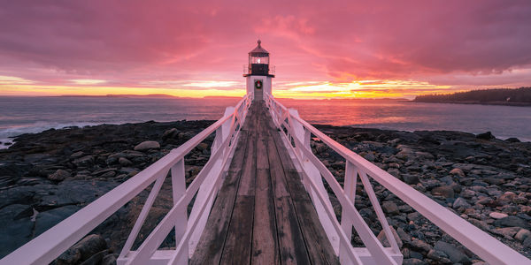 lighthouse sunrise