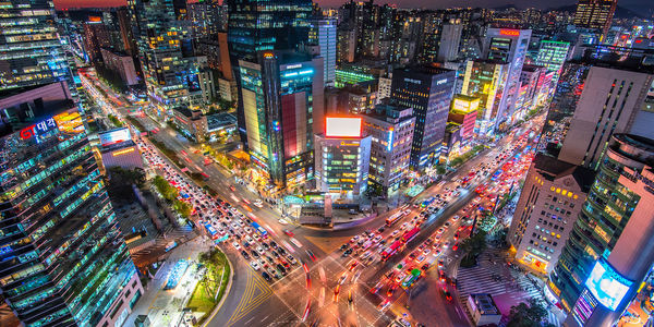 Seoul South Korea traffic