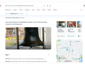 Google enhances generative AI trip planning – without ads for now