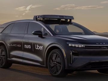 Uber partners with Nuro, Lucid to launch 20,000 robotaxis