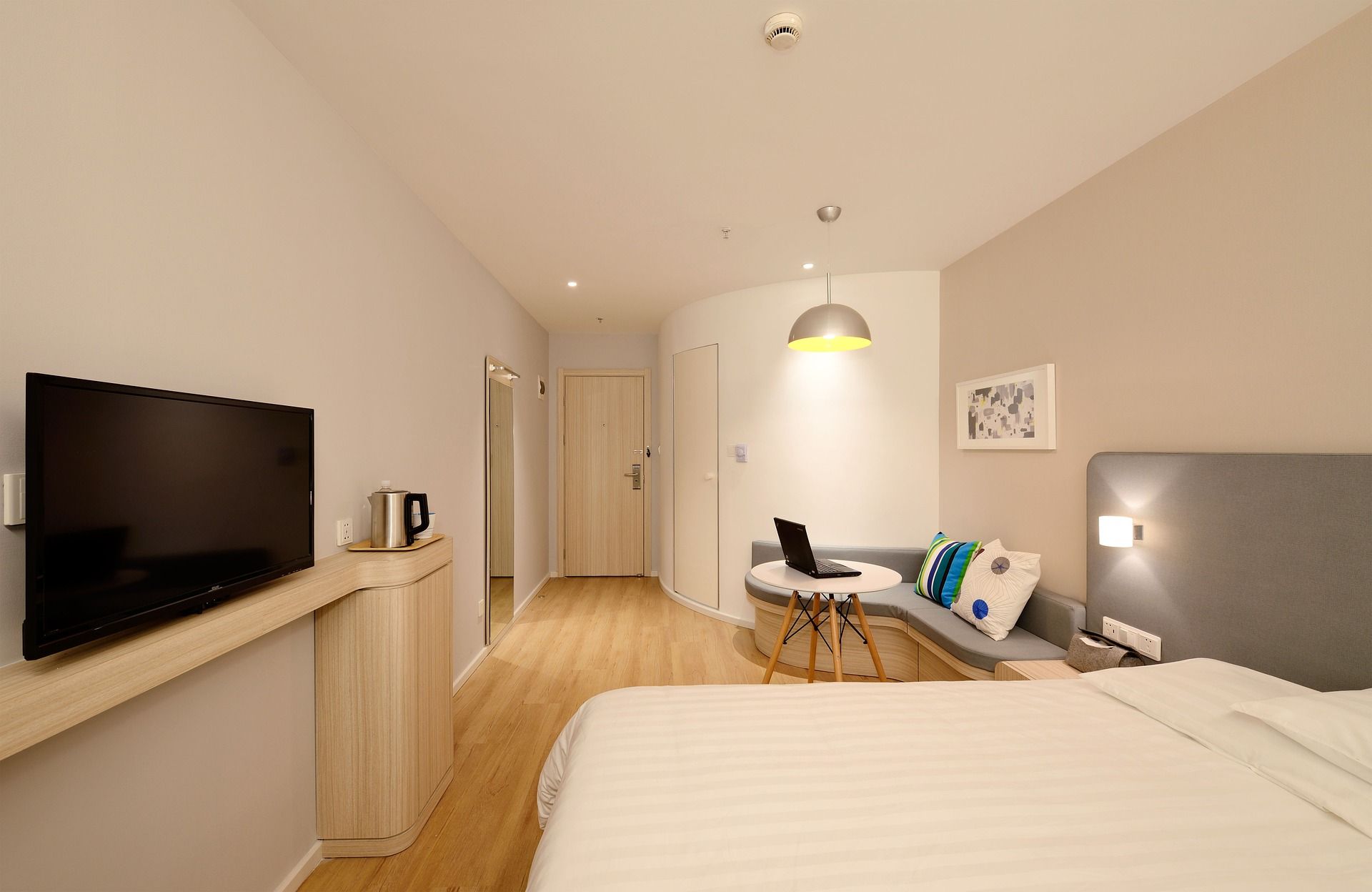 the shared hotel room
