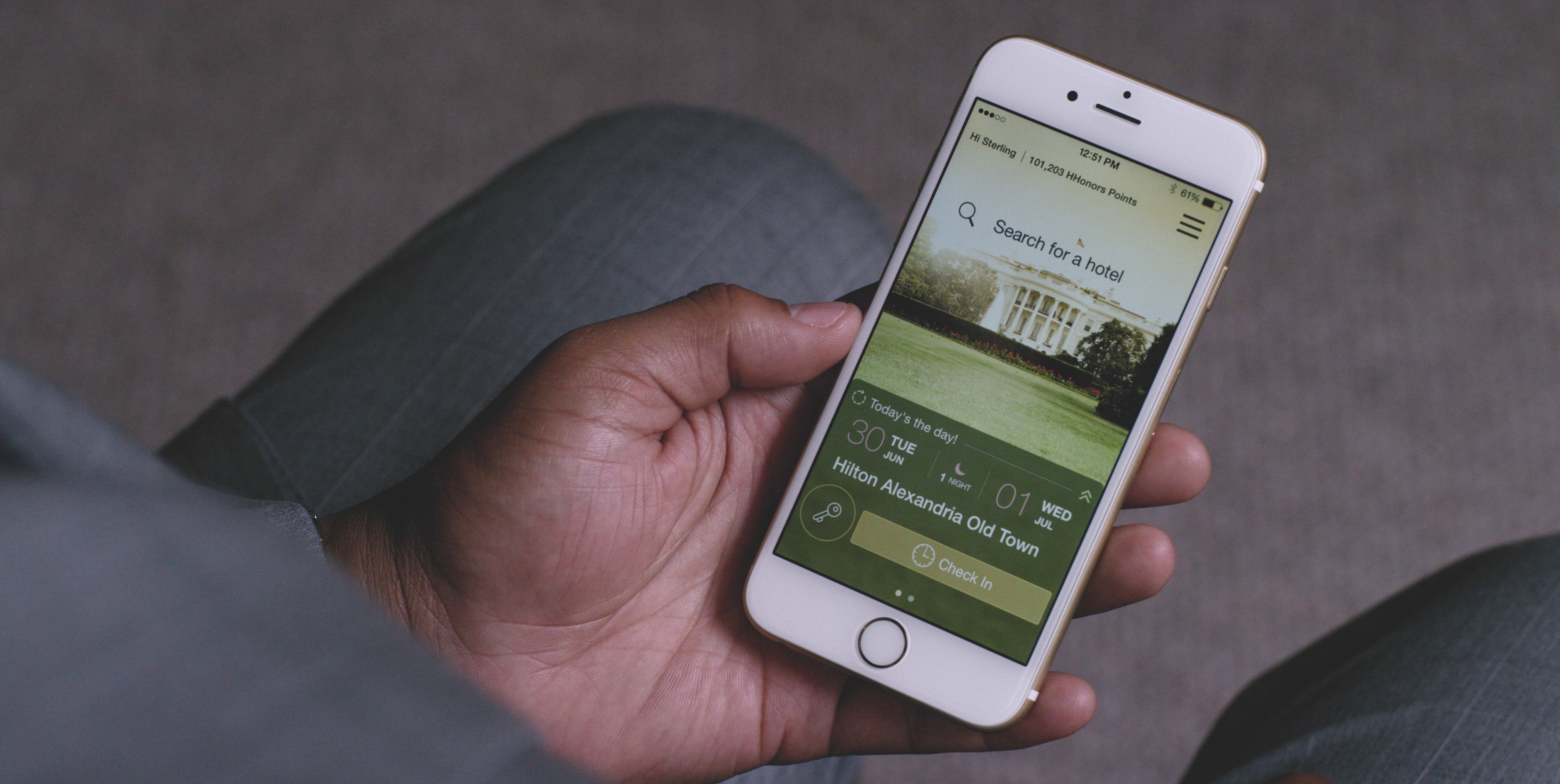Hilton Honors app add recommendations