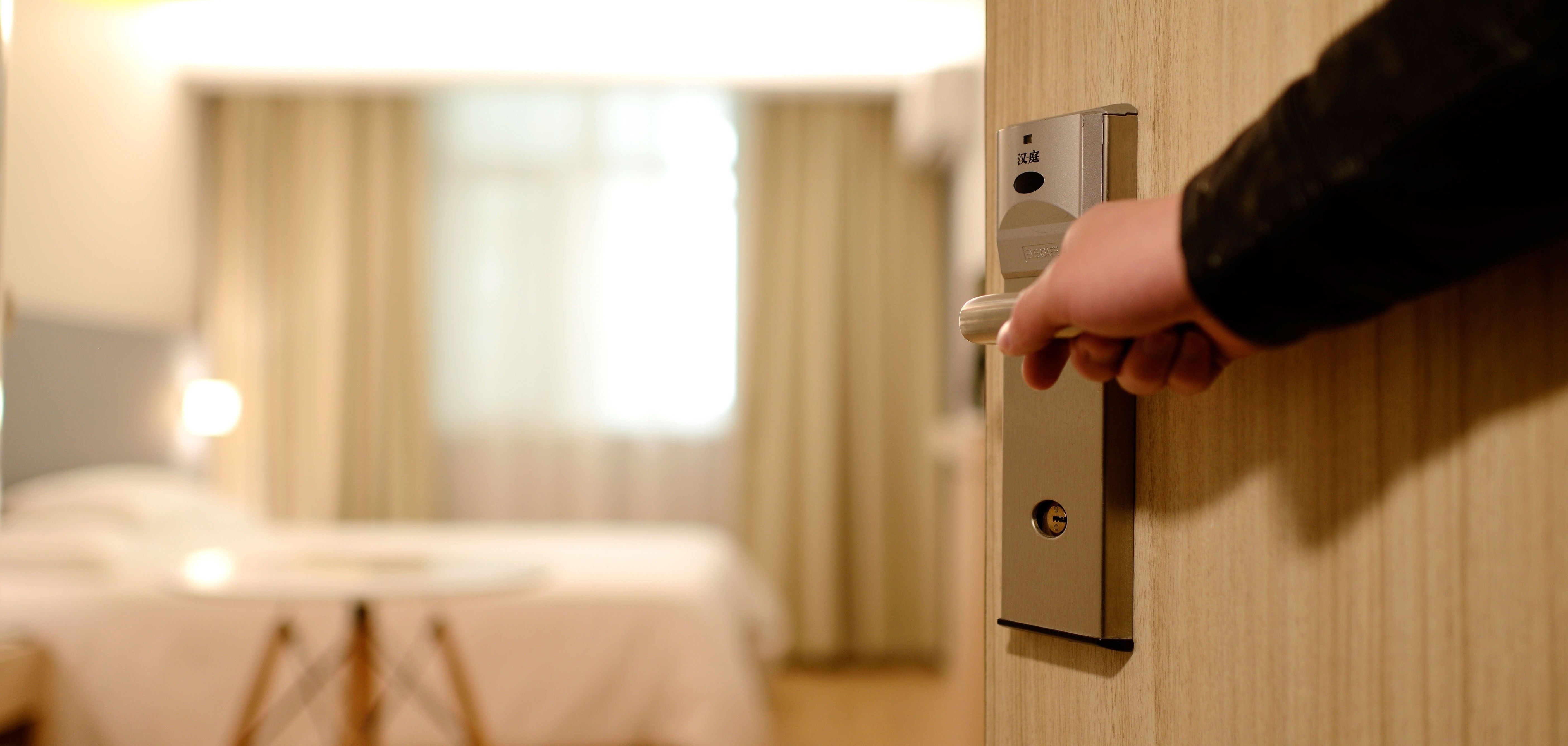 Hotel door lock hacking