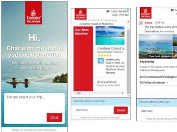 Emirates Vacations puts AI-powered chatbot directly into ads Emirates Vacations puts AI-powered chatbot directly into ads