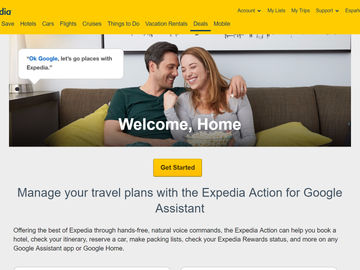 Expedia Google Assistant book action Expedia Google Assistant book action