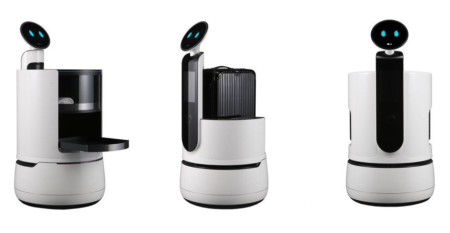 LG's new robots designed to replace hotel staff