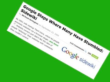 Why TechCrunch is wrong about Google Sidewiki