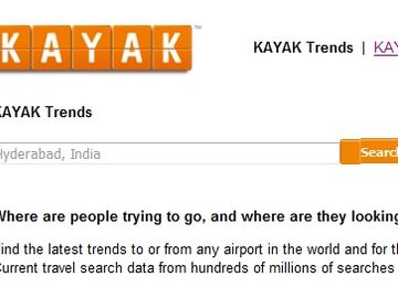Kayak gets trendy - nothing to do with fashion