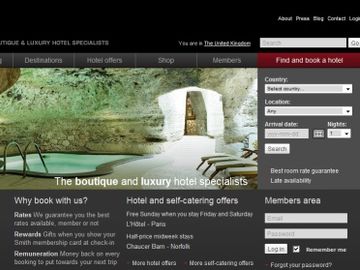 Mr and Mrs Smith says Sam I Am with self-built booking platform