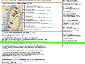 Google real estate is all commercial above the fold - problem?