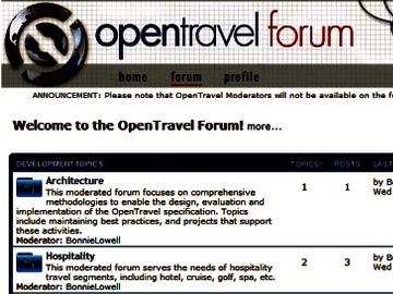 OpenTravel launches discussion forum, kicking off debate about its model