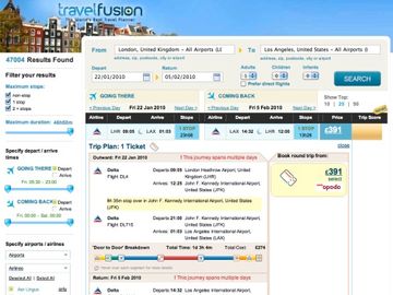 TravelFusion building point-to-point tools, start of a giant leap for metasearch