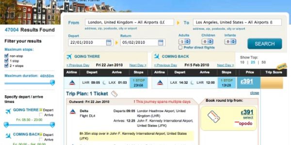 TravelFusion building point-to-point tools, start of a giant leap for metasearch