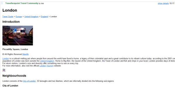 On-demand email travel guides - sounds Old School but quick, easy and free