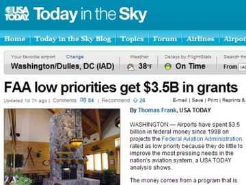 Business aviation group pulls ads from USA Today
