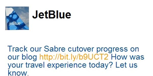 On-time arrival: JetBlue.com online again
