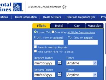 Continental to lay off reservations agents as Continental.com share grows