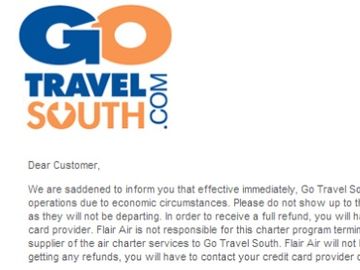 Canadian online travel seller Go Travel South ceases operations