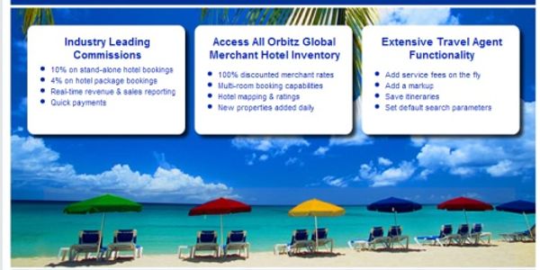 Orbitz launches travel agent website, commission program for hotels, packages