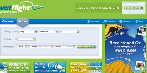 WotFlight - Fighting talk from Wotif as it targets flights, aiming for hotel repeat