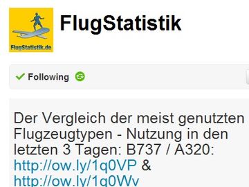 FlightMemory, FlugStatistik -- Challenges of tweeting across cultures, languages