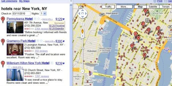 Google Maps with hotel pricing -- Google says what is the fuss?