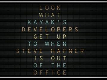 What do developers at Kayak do on a slow week?